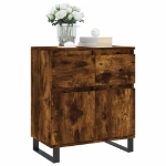 Credenza Rovere Fumo 60x35x70 cm in Legno Multistrato