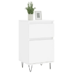 Credenza Bianca 40x35x70 cm in Legno Multistrato