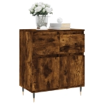 Credenza Rovere Fumo 60x35x70 cm in Legno Multistrato