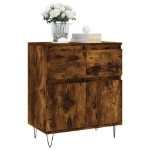 Credenza Rovere Fumo 60x35x70 cm in Legno Multistrato