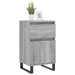 Credenza Grigio Sonoma 40x35x70 cm in Legno Multistrato