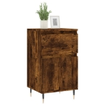 Credenza Rovere Fumo 40x35x70 cm in Legno Multistrato