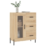 Credenza Rovere Sonoma 69,5x34x90 cm in Legno Multistrato