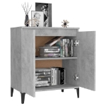 Credenza Grigio Cemento 60x35x70 cm in Truciolato