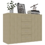 Credenza Rovere Sonoma 88x30x65 cm in Truciolato