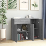 Credenza Grigio Sonoma 88x30x70 cm in Legno Ingegnerizzato