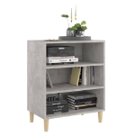 Credenza Grigio Cemento 57x35x70 cm in Truciolato