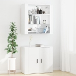 Credenza Bianco Lucido in Legno Multistrato