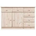 Credenza ALTA 112x35x73 cm in Legno Massello di Pino