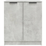 Credenza Grigio Cemento 60x30x70 cm in Legno Multistrato