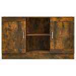 Credenza Rovere Fumo 120x30,5x70 cm in Legno Multistrato