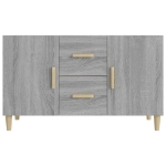 Credenza Grigio Sonoma 100x36x60 cm in Legno Multistrato