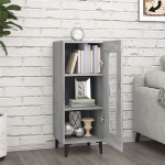 Credenza Grigio Sonoma 34,5x34x90 cm in Legno Multistrato