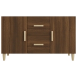 Credenza Rovere Marrone 100x36x60 cm in Legno Multistrato