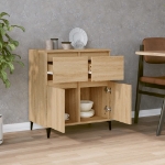 Credenza Rovere Sonoma 60x35x70 cm in Legno Multistrato