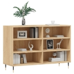 Credenza Rovere Sonoma 103,5x35x70 cm in Legno Multistrato