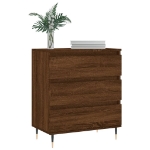 Credenza Rovere Marrone 60x35x70 cm in Legno Multistrato