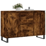 Credenza Rovere Fumo 104x35x70 cm in Legno Multistrato