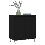 Credenza Nero 60x35x70 cm in Legno Multistrato