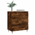 Credenza Rovere Fumo 60x35x70 cm in Legno Multistrato