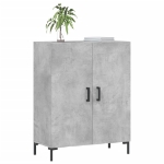 Credenza Grigio Cemento 69,5x34x90 cm in Legno Multistrato