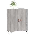 Credenza Grigio Sonoma 69,5x34x90 cm in Legno Multistrato