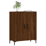 Credenza Rovere Marrone 69,5x34x90 cm in Legno Multistrato