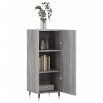 Credenza Grigio Sonoma 34,5x34x90 cm in Legno Multistrato