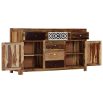 Credenza 140x40x80 cm in Legno Massello di Sheesham