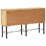 Credenza in Legno Massello di Mango 118x30x70 cm