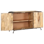 Credenza 140x40x80 cm Legno Massello di Mango