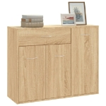 Credenza Rovere Sonoma 88x30x70 cm in Legno Multistrato