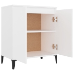 Credenza Bianca 60x35x70 cm in Legno Multistrato