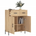 Credenza Rovere Sonoma 69,5x34x90 cm in Legno Multistrato