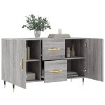 Credenza Grigio Sonoma 100x36x60 cm in Legno Multistrato