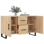 Credenza Rovere Sonoma 100x36x60 cm in Legno Multistrato