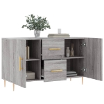 Credenza Grigio Sonoma 100x36x60 cm in Legno Multistrato