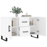 Credenza Bianca 100x36x60 cm in Legno Multistrato