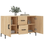 Credenza Rovere Sonoma 100x36x60 cm in Legno Multistrato