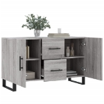 Credenza Grigio Sonoma 100x36x60 cm in Legno Multistrato