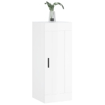 Mobile Parete Bianco Lucido 34,5x34x90 cm in Legno Multistrato