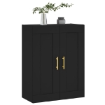 Mobile a Parete Nero 69,5x34,90 cm in Legno Multistrato