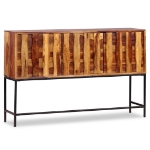 Credenza in Legno Massello di Sheesham 120x30x80 cm