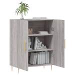 Credenza Grigio Sonoma 69,5x34x90 cm in Legno Multistrato