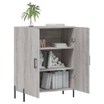 Credenza Grigio Sonoma 69,5x34x90 cm in Legno Multistrato