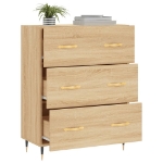 Credenza Rovere Sonoma 69,5x34x90 cm in Legno Multistrato