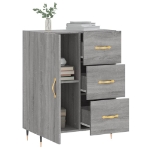 Credenza Grigio Sonoma 69,5x34x90 cm in Legno Multistrato