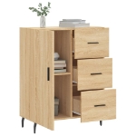 Credenza Rovere Sonoma 69,5x34x90 cm in Legno Multistrato