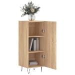 Credenza Rovere Sonoma 34,5x34x90 cm in Legno Multistrato