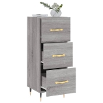 Credenza Grigio Sonoma 34,5x34x90 cm in Legno Multistrato